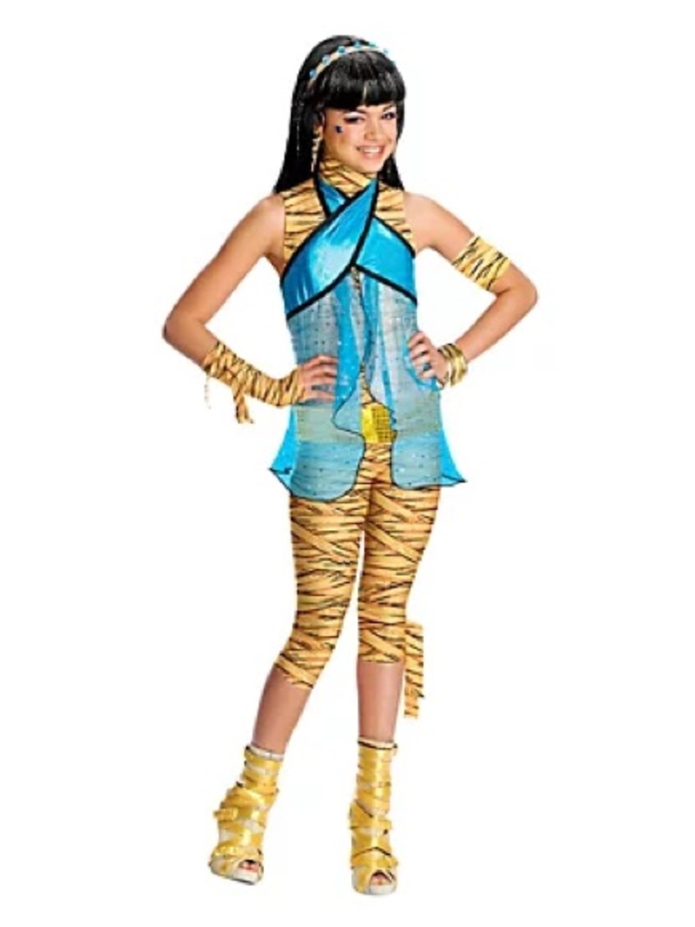 Monster High Cleo Girls Costume with Wig